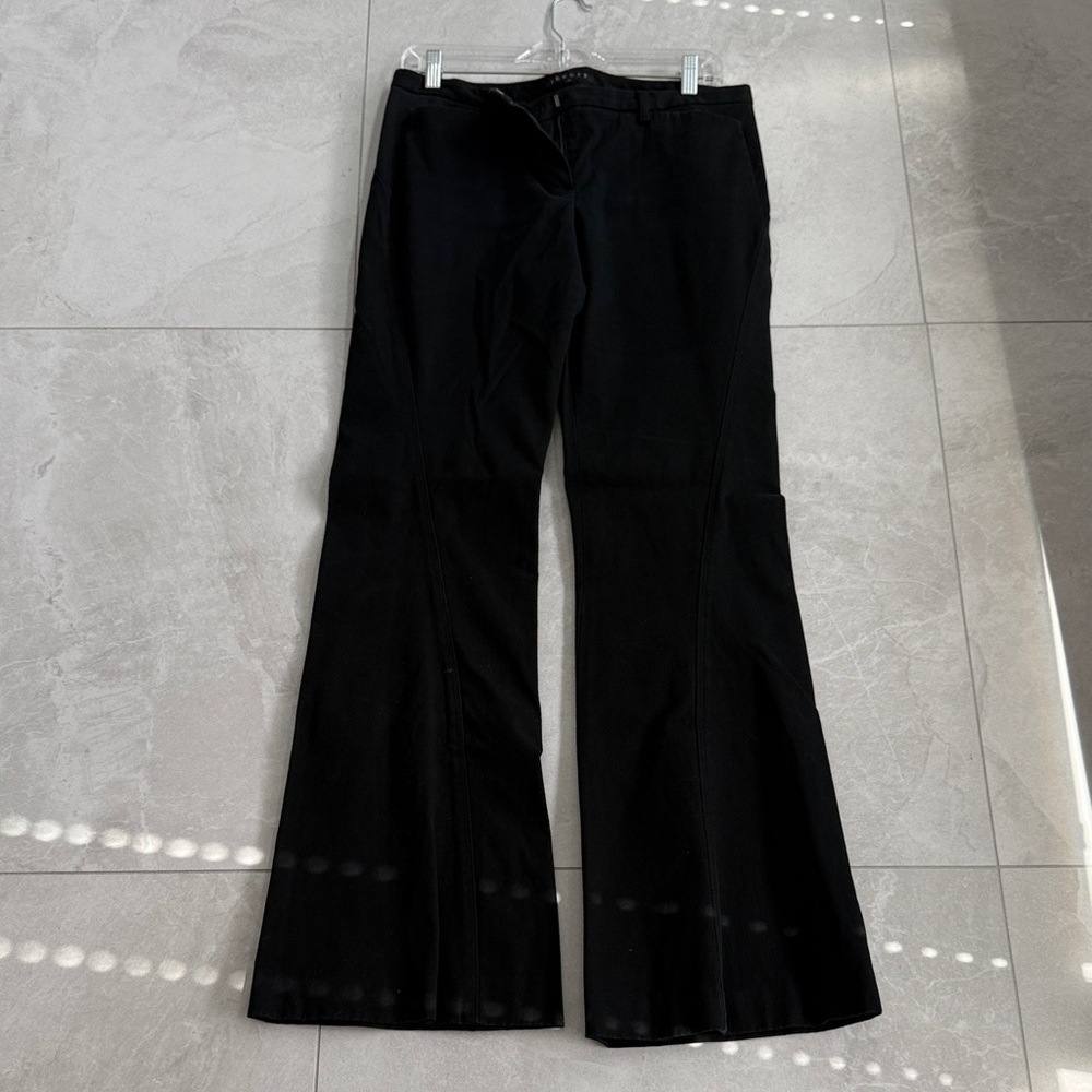 Theory Black Flare Women's Pants